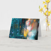 Buddha • Gruß-Karte Karte (Gelbe Blume)