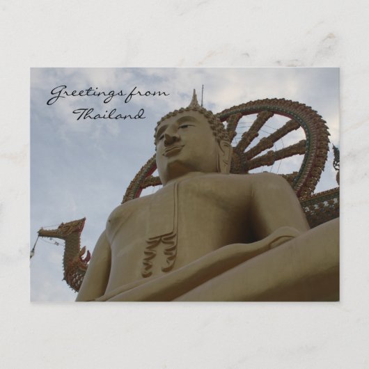 Buddha Grüße Postkarte (Vorderseite)