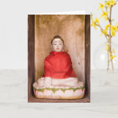 Buddha ・ Grußkarte Karte (Gelbe Blume)