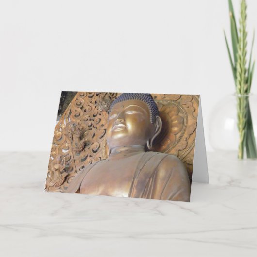 Buddha Grußkarten Karte (Vorderseite)