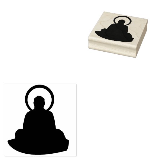 Buddha Gummistempel (Stempel)
