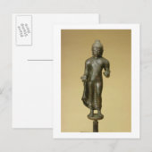 Buddha, Gupta, Phopnar (Bronze) Postkarte (Vorne/Hinten)