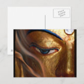 BUDDHA HALF EYE POSTKARTE (Vorne/Hinten)