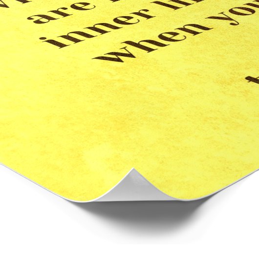 Buddha Happy Symbol Poster (Ecke)