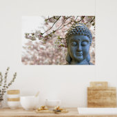 Buddha Head gegen Sakura Cheroms Poster (Küche)