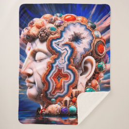 Buddha Head Geode Sherpadecke