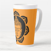 Buddha Head Meditation Milchtasse (Rechte Ecke)