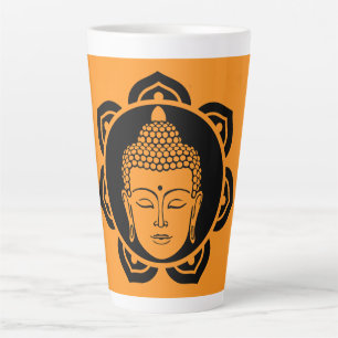 Buddha Head Meditation Milchtasse