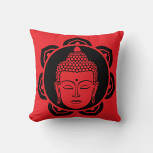 Buddha Head Meditation Pillow Kissen