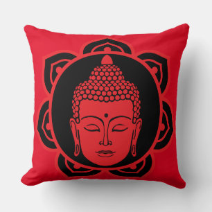 Buddha Head Meditation Pillow Kissen