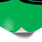 Buddha Head Meditation Pillow Poster (Ecke)