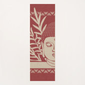 Buddha Head mit Palm - Ruby + Dove Yoga Mat Yogamatte (Vorderseite)