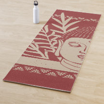 Buddha Head mit Palm - Ruby + Dove Yoga Mat