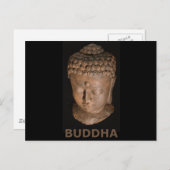 Buddha Head Postkarte (Vorne/Hinten)