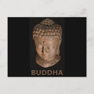 Buddha Head Postkarte