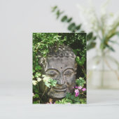 Buddha Head Postkarte (Stehend Vorderseite)