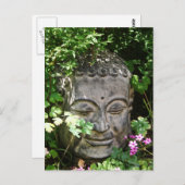 Buddha Head Postkarte (Vorne/Hinten)