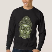 Buddha Head Siddhartha Gautama Sweatshirt (Vorderseite)