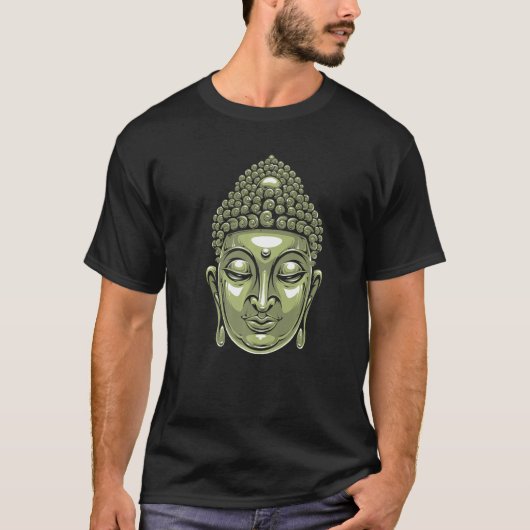 Buddha Head Siddhartha Gautama   T-Shirt (Vorderseite)