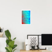 Buddha Head Sketch Poster (Heimbüro)