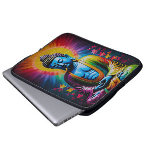 Buddha Heilige Strahlen des Friedens Laptopschutzhülle