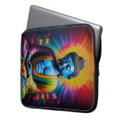 Buddha heilige Tage des Friedens Laptopschutzhülle (Vorderseite Links)
