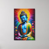 Buddha heilige Tage des Friedens Leinwanddruck (Vorderseite)