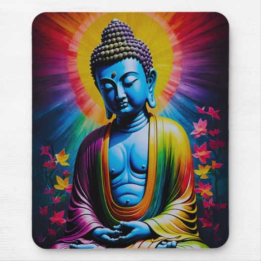 Buddha heilige Tage des Friedens Mousepad (Vorne)