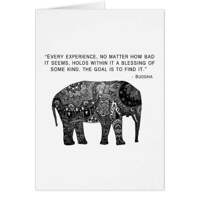 Buddha-Hennastrauch-Klugheits-Elefant (Vorne)