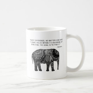 Buddha-Hennastrauch-Klugheits-Elefant Kaffeetasse