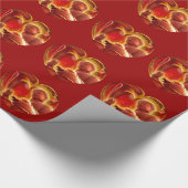 BUDDHA HERART GESCHENKPAPIER (Ecke)