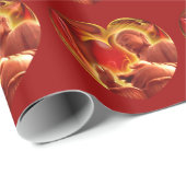 BUDDHA HERART GESCHENKPAPIER (Rolleneckpunkt)