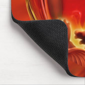 BUDDHA Herz | Feuer rot Mousepad (Ecke)