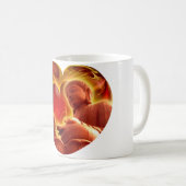 BUDDHA Herz Kaffeetasse (VorderseiteRechts)
