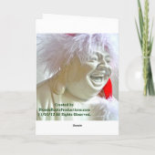 Buddha Holiday-Geschenkkarte Feiertagskarte (Rückseite)