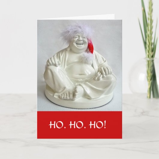 Buddha Holiday-Geschenkkarte Feiertagskarte (Vorderseite)