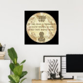 Buddha Hollow Words Poster (Heimbüro)
