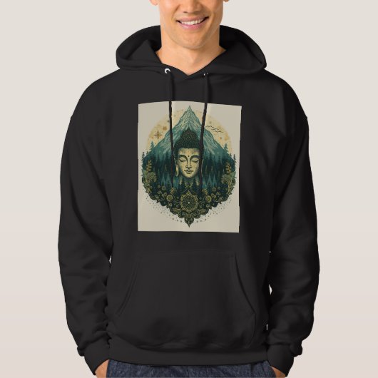 Buddha Hoodie (Vorderseite)