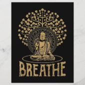 Buddha Idee Yoga und Meditation Flyer (Vorne)