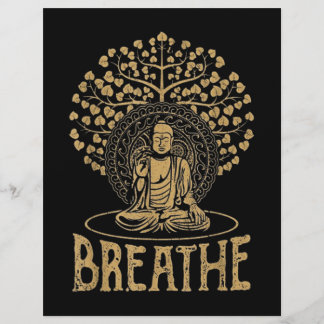 Buddha Idee Yoga und Meditation Flyer