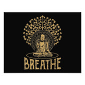 Buddha Idee Yoga und Meditation Fotodruck (Vorne)