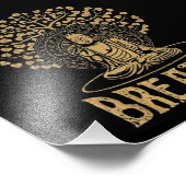 Buddha Idee Yoga und Meditation Fotodruck (Ecke)