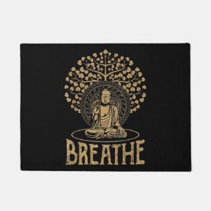 Buddha Idee Yoga und Meditation Fußmatte