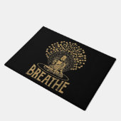 Buddha Idee Yoga und Meditation Fußmatte (Schrägansicht)