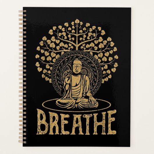 Buddha Idee Yoga und Meditation Planer (Vorderseite)