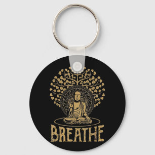 Buddha Idee Yoga und Meditation Schlüsselanhänger