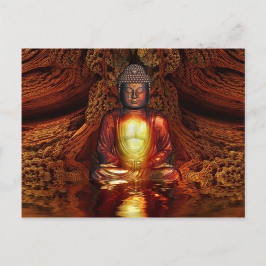 Buddha III Postkarte (Vorderseite)