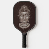 Buddha Illustration Pickleball Schläger (Rückseite)