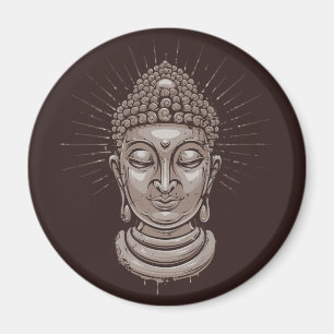 Buddha-Illustrationsmagneten Magnet