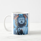 Buddha im Blau Kaffeetasse (Links)